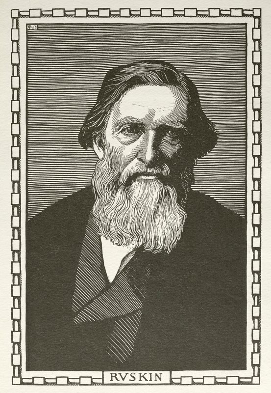 John Ruskin, scrittore inglese, critico d