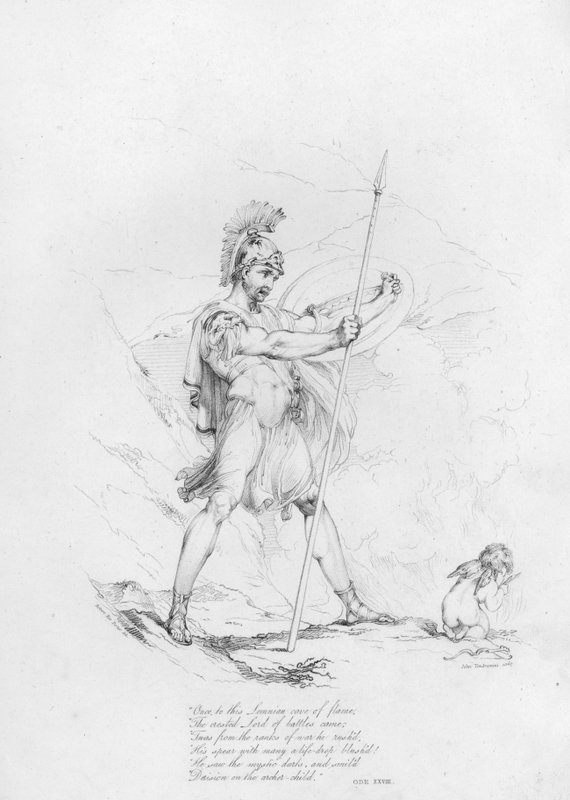 Anacreonte, Ode XXVIII da Robert Kerr (after) Porter