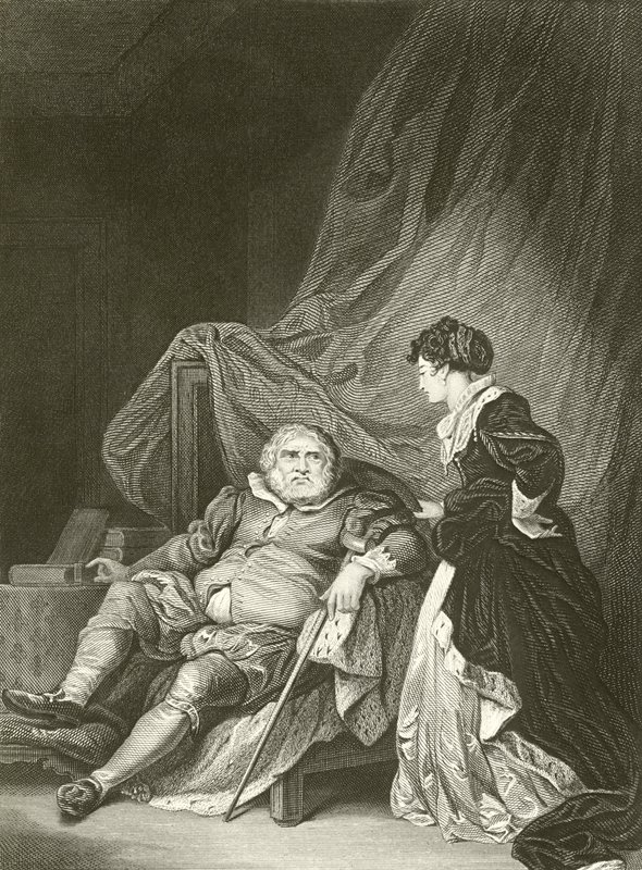 Enrico VIII e Caterina Parr da Robert Smirke