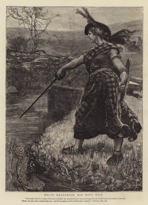 Helen Macgregor, moglie di Rob Roy da Robert Walker Macbeth