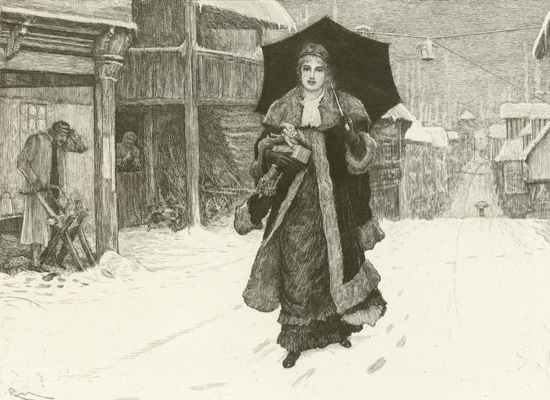 Lady Bountiful (incisione) da Robert Walker Macbeth