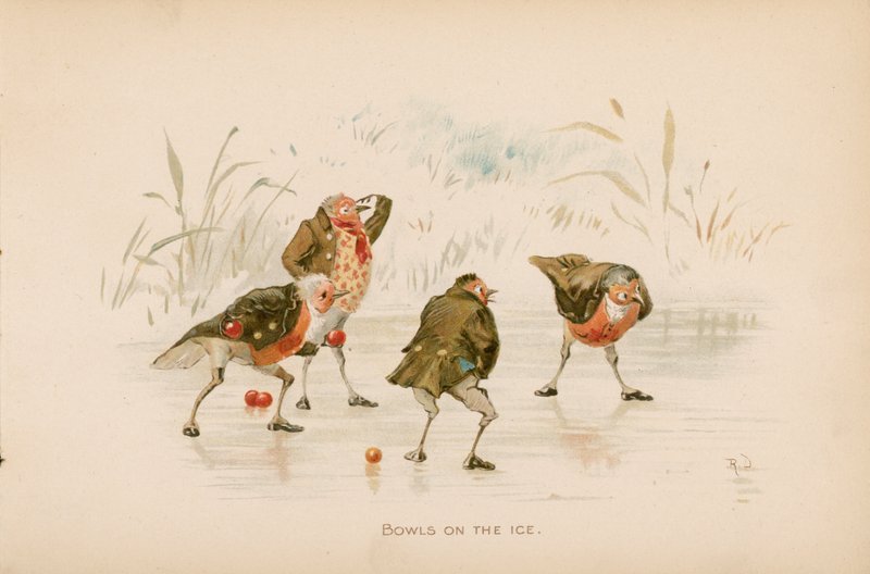 Illustrazione per The Twigs o Natale a Ruddock Hall da Robert after Dudley