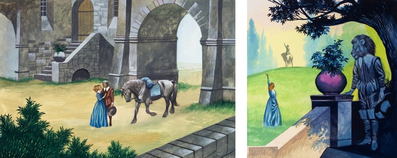 La Bella e la Bestia da Ron Embleton