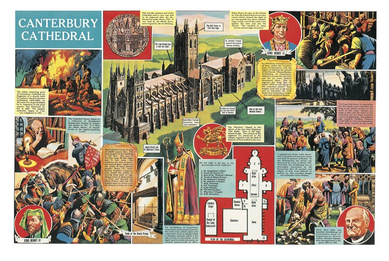 Cattedrale di Canterbury da Ron Embleton