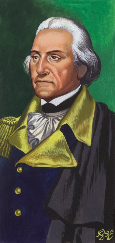 George Washington (gouache su carta) da Ron Embleton
