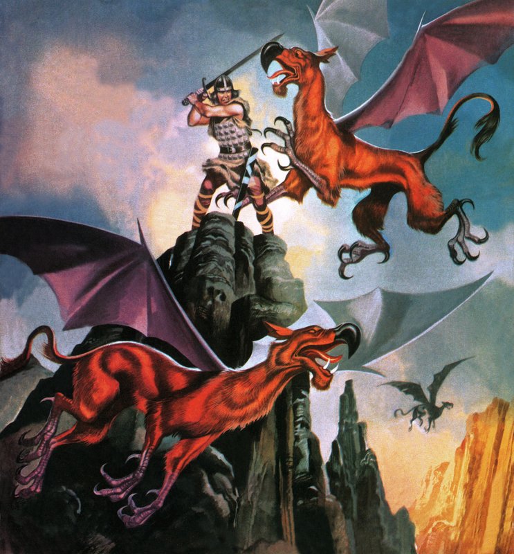 Hagen e i Grifoni da Ron Embleton