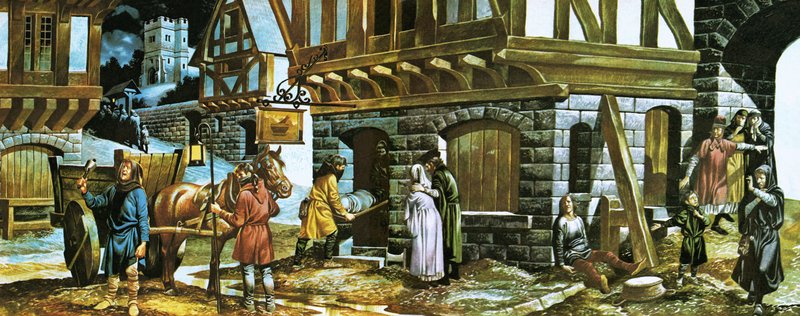Nei giorni dei nostri antenati: La peste nera da Ron Embleton