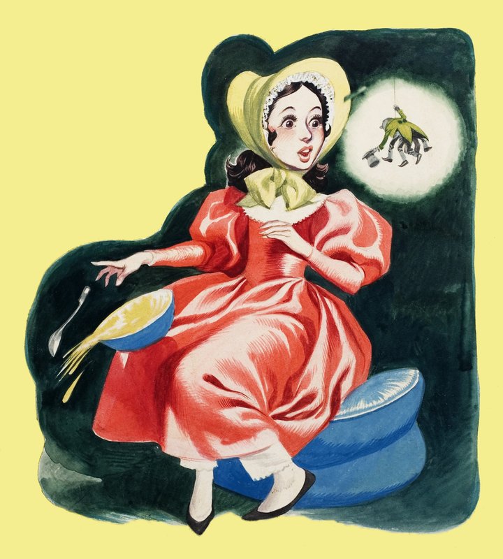 Piccola Miss Muffet da Ron Embleton