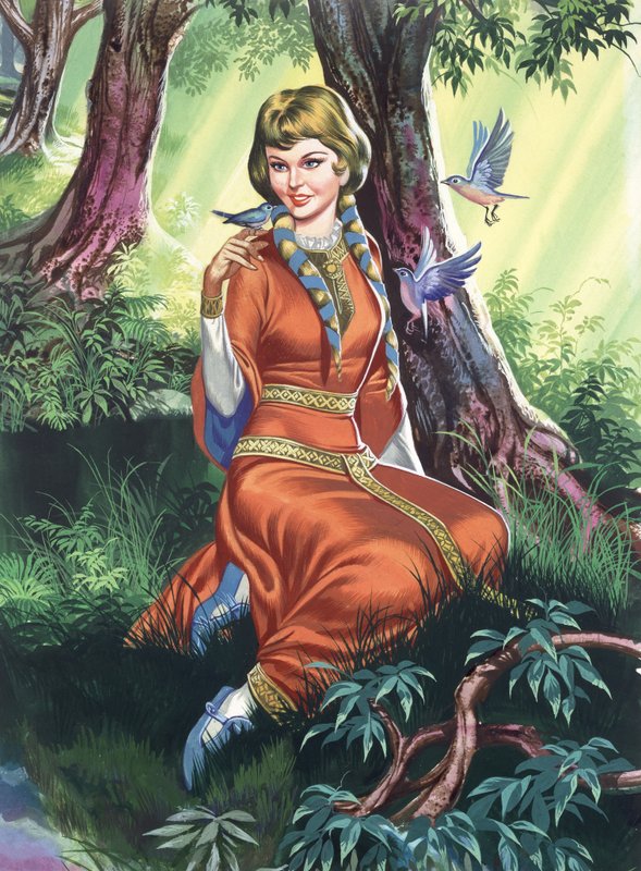 Mariana (gouache su carta) da Ron Embleton