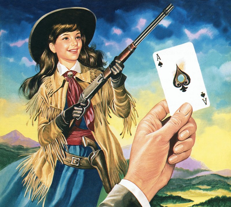 La signorina Annie Oakley da Ron Embleton