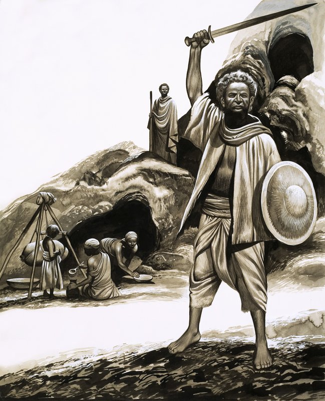 I popoli primitivi di oggi: I Qara: li chiamano i Figli di Saba da Ron Embleton