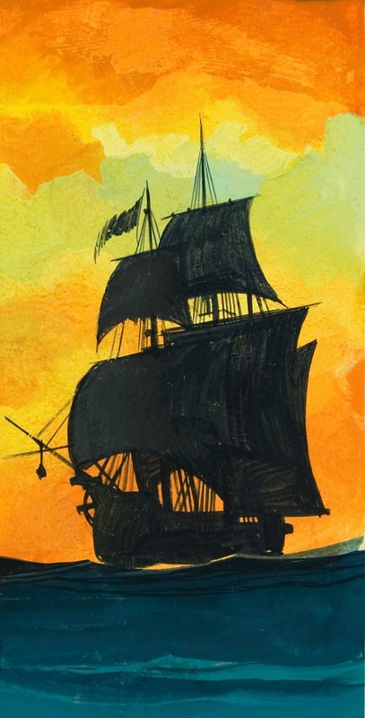 Nave a vela da Ron Embleton