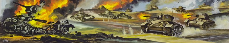 La battaglia di El Alamein da Ron Embleton