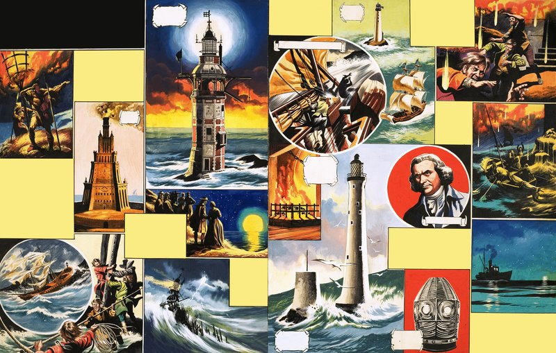 Il faro di Eddystone da Ron Embleton