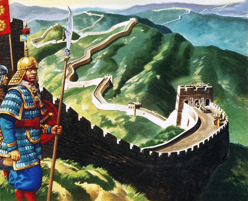 La Grande Muraglia cinese da Ron Embleton