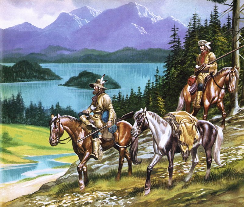 I trapper nel selvaggio West da Ron Embleton