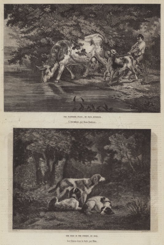 Belle arti della Grande Esposizione di Parigi da Rosa Bonheur