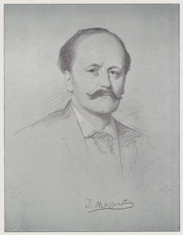 Jules Emile Frederic Massenet da Rudolf Lehmann