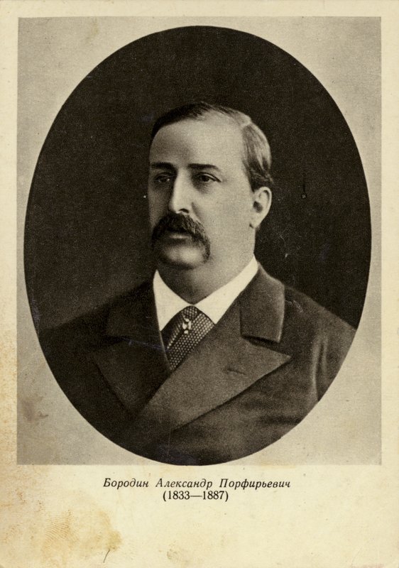 Alexander Porfiryevich Borodin, compositore russo (1833-1887) da Russian Photographer