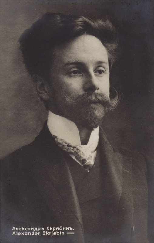 Ritratto di Alexander Skrjabin da Russian Photographer