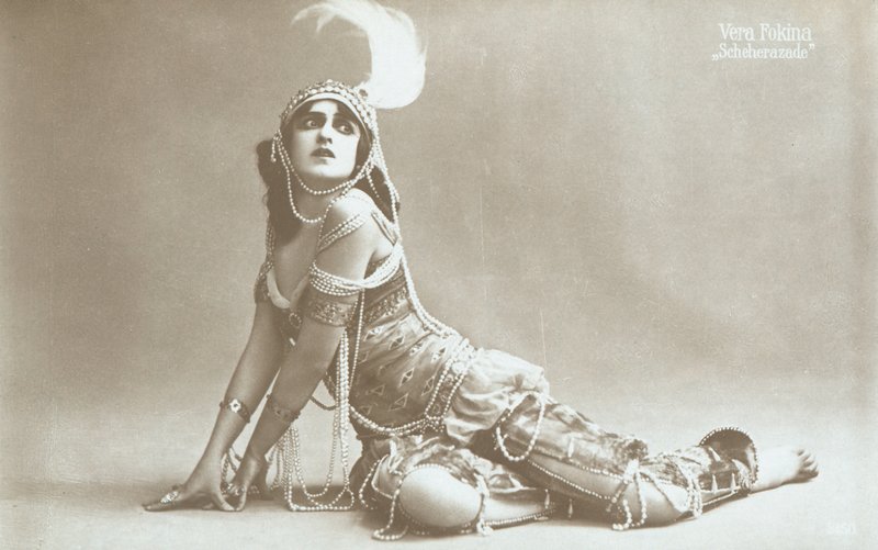 Vera Fokina in Scheherazade da Russian Photographer