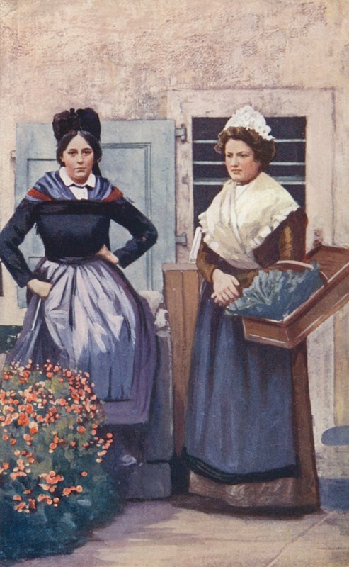Ragazze contadine dei Causses da Sabine Baring Gould