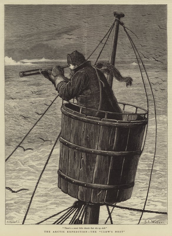 La spedizione artica, il nido del corvo da Samuel Edmund Waller