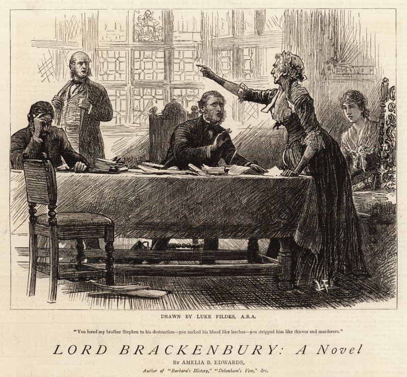 Lord Brackenbury, un romanzo da Samuel Luke Fildes