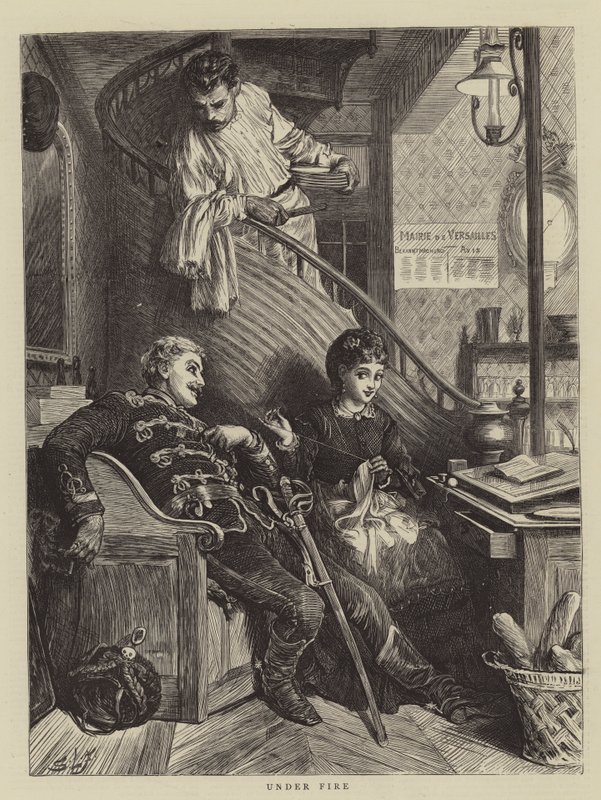 Sotto il fuoco da Samuel Luke Fildes