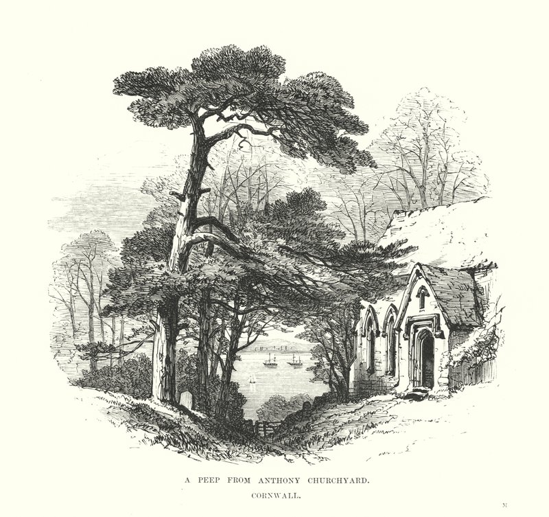 Uno sguardo dal cimitero di Anthony, Cornovaglia da Samuel Read