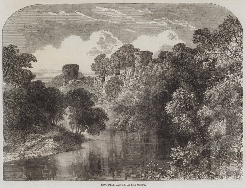 Castello di Bothwell, sul Clyde da Samuel Read