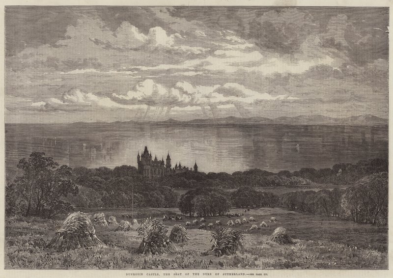 Castello di Dunrobin, la residenza del Duca di Sutherland da Samuel Read