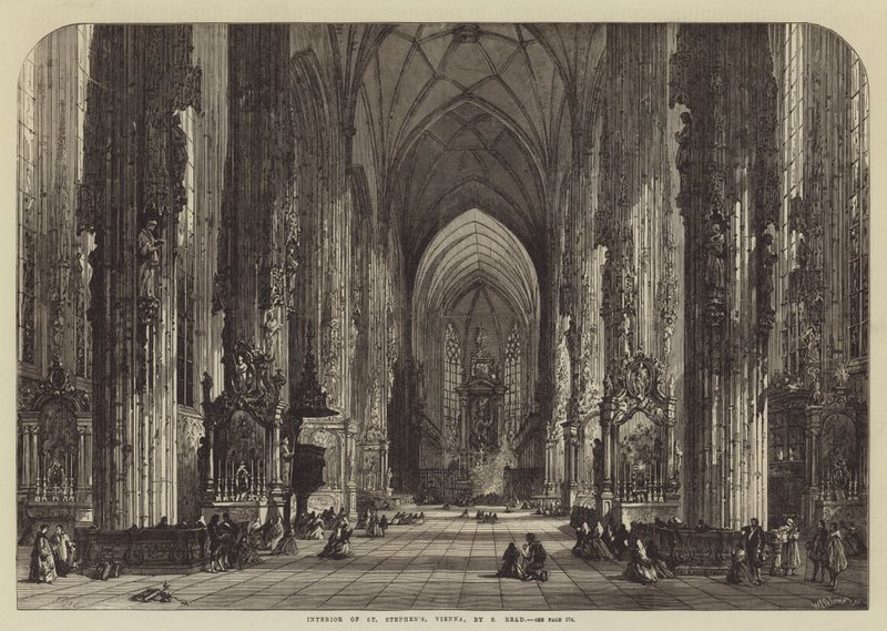 Interno di Santo Stefano, Vienna da Samuel Read