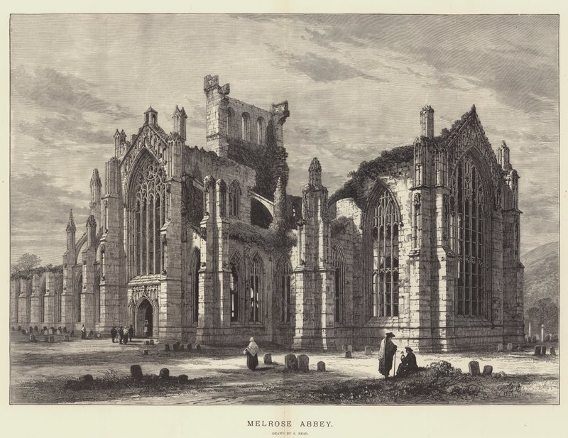 Abbazia di Melrose da Samuel Read