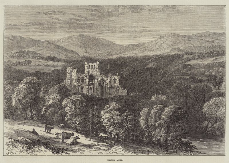 Abbazia di Melrose da Samuel Read