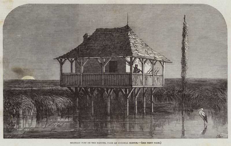Posto militare sul Danubio da Samuel Read