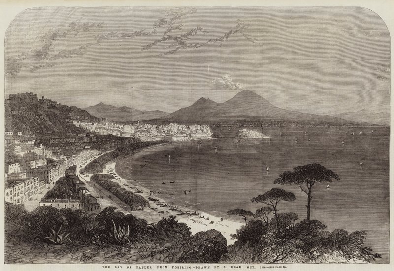 La baia di Napoli, da Posillipo da Samuel Read