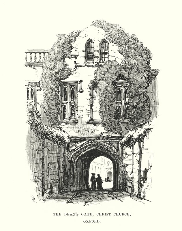 La Porta del Decano, Christ Church, Oxford da Samuel Read