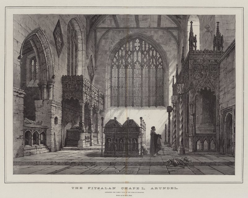 La Cappella Fitzalan, Arundel da Samuel Read