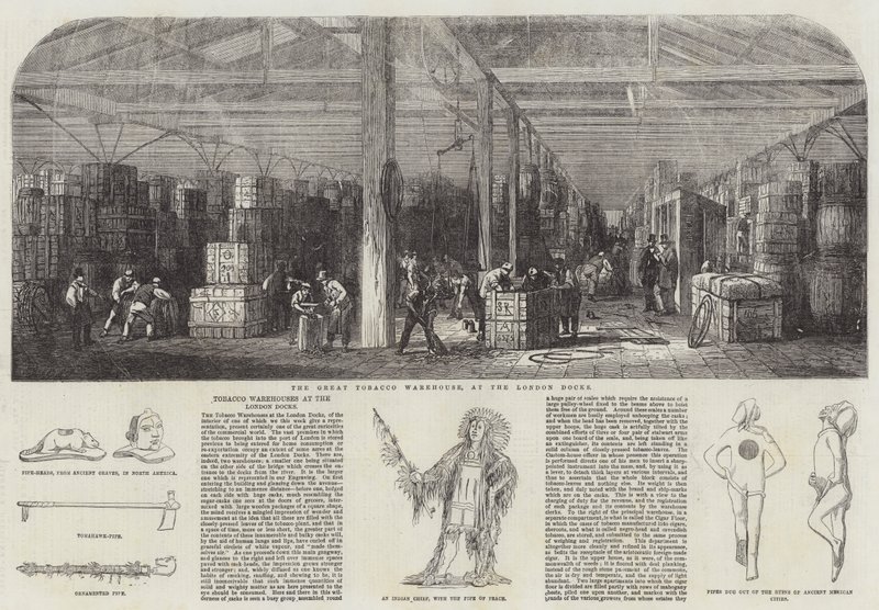 Il grande magazzino del tabacco da Samuel Read