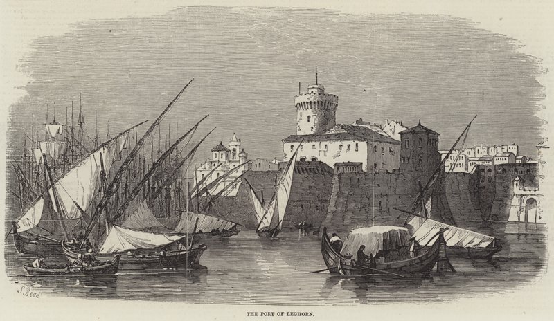 Il porto di Livorno da Samuel Read