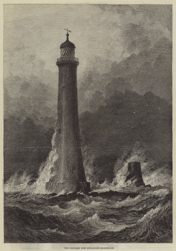 Il nuovo proposto faro di Eddystone da Samuel Read
