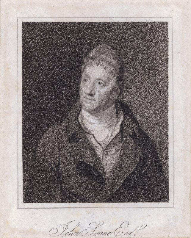 Sir John Soane, architetto e collezionista inglese da Samuel (after) Drummond