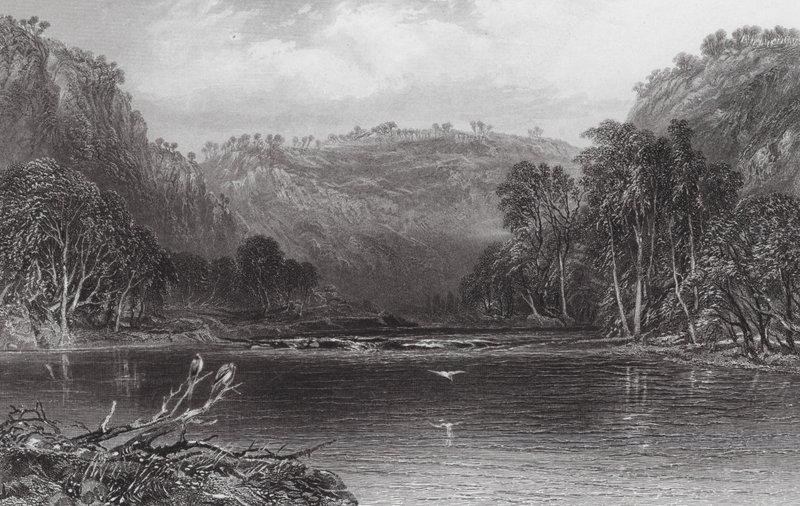 Australia: Sul fiume Cow Pasture da Samuel (after) Prout
