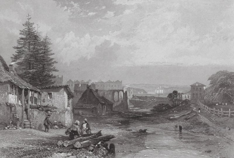 Australia: Il vecchio ruscello del serbatoio, Sydney da Samuel (after) Prout