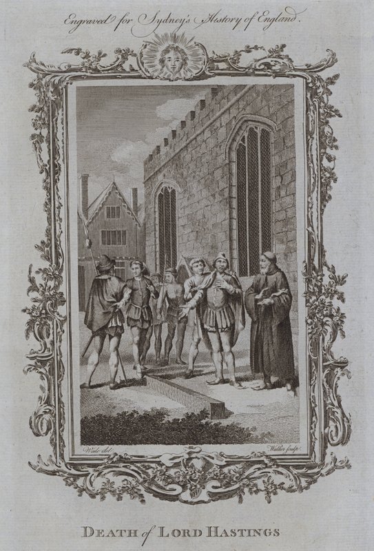Morte di Lord Hastings (incisione) da Samuel (after) Wale