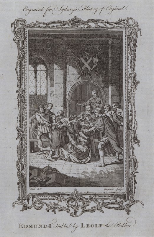 Edmondo I Accoltellato da Leolf il Ladro da Samuel (after) Wale