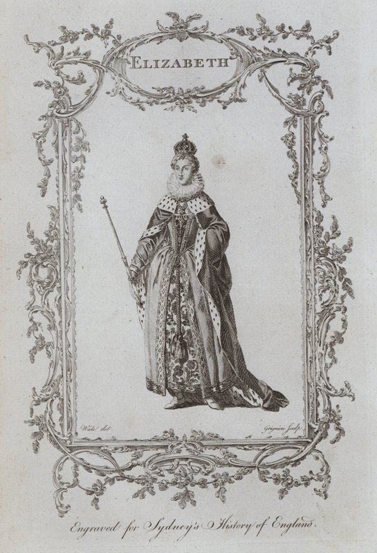 Elisabetta (incisione) da Samuel (after) Wale