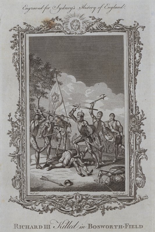 Riccardo III ucciso a Bosworth-Field da Samuel (after) Wale