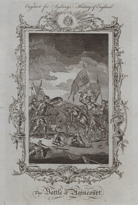 La Battaglia di Agincourt da Samuel (after) Wale